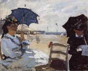 Claude Monet, The Beach at Trouville